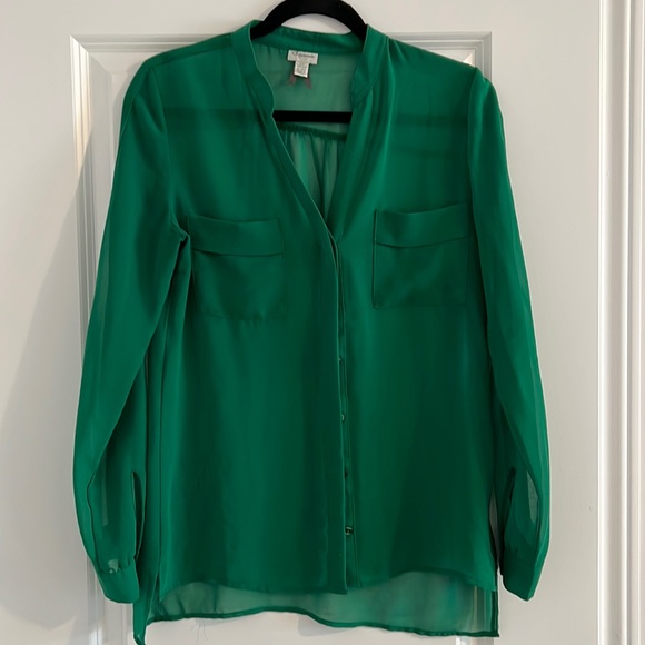 Dynamite size small green blouse - Picture 1 of 5